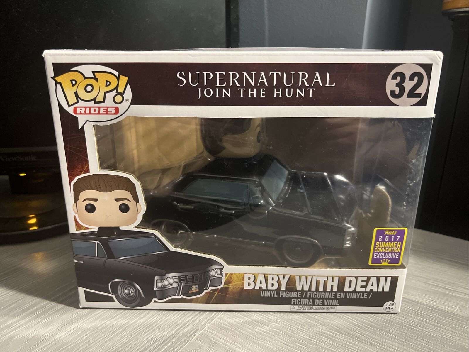 Baby with Dean Funko Pop Supernatural #32 SDCC 2017 Summer Convention Exclusive
