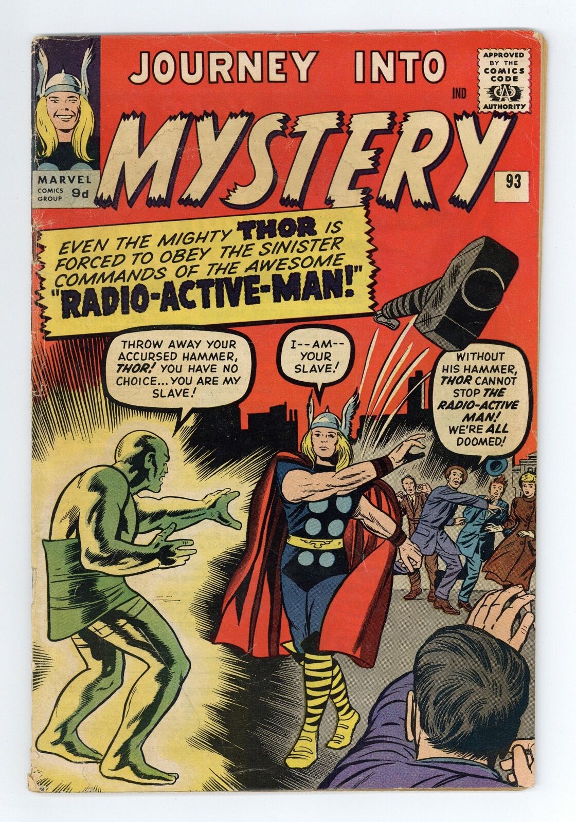 Thor Journey Into Mystery #93UK GD/VG 3.0 1963