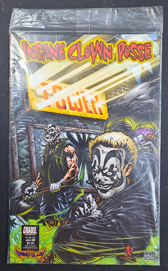 Insane Clown Posse ICP The Pendulum #1 Comic & CD Sealed Bag Tower Records Cover