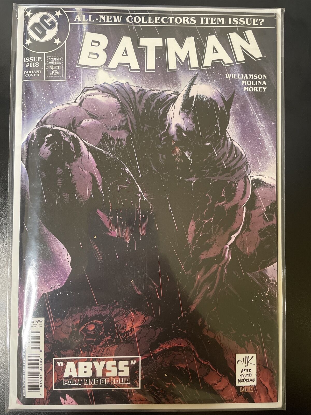 BATMAN #118 (BOGDANOVIC SPIDER-MAN #1 TODD MCFARLANE HOMAGE VARIANT) ~ DC Comics