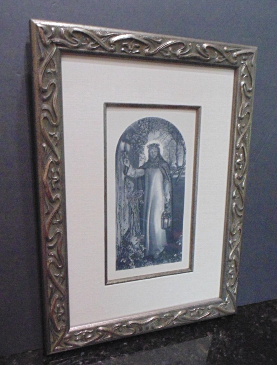 The Light of the World Painting by William Holman Hunt Pro Framed Etching EVC