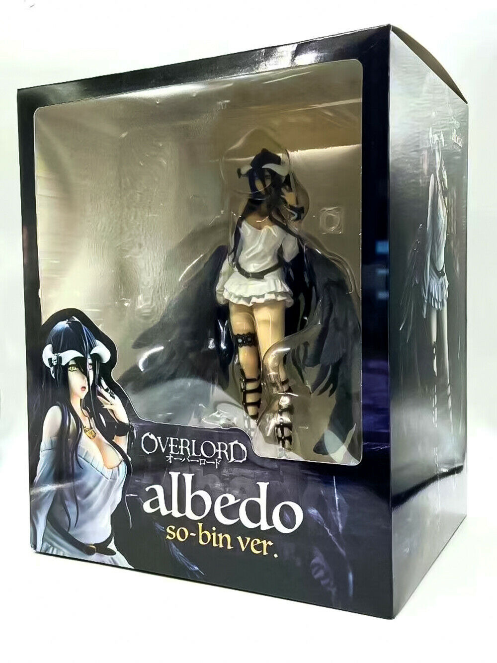 Anime Overlord III Albedo Plain Clothes Ver. 1/6 Figure 27cm Model Toy Doll Gift