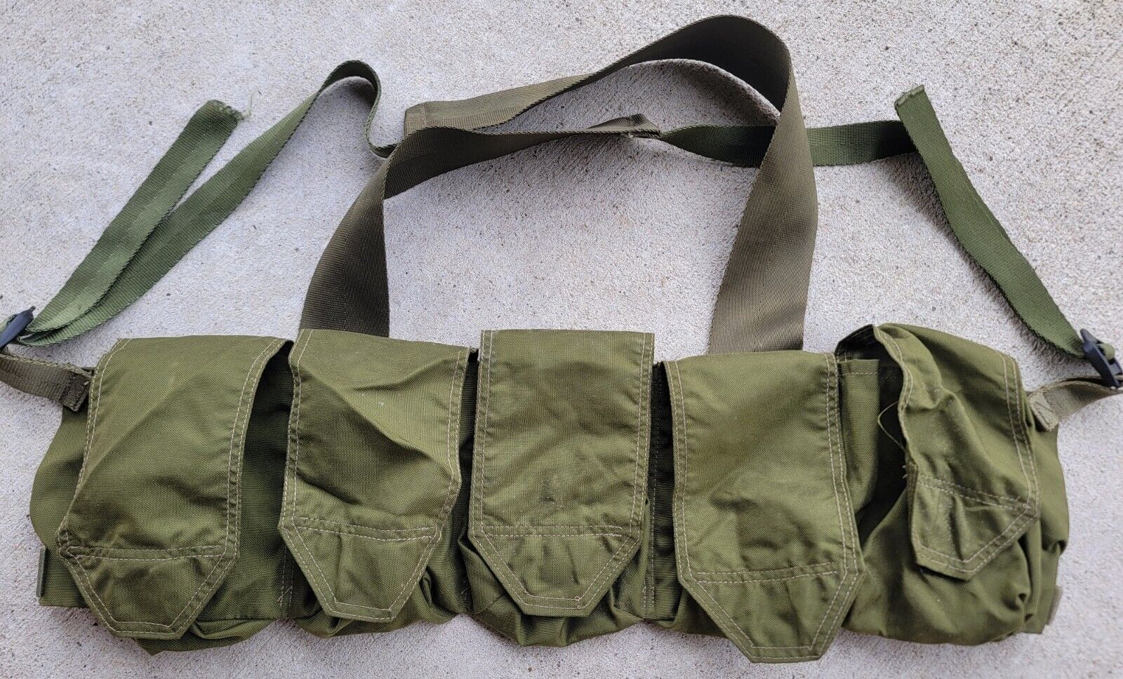 Anite Co Rhodesian Ammo Pouch Chest Rig Vintage 90s Nylon 