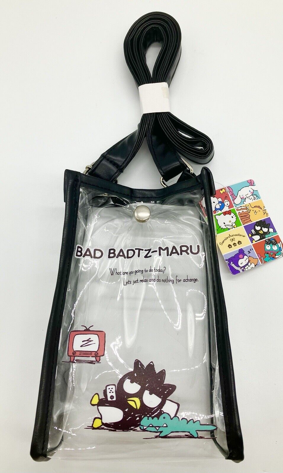 Sanrio Bad Batsumaru Shoulder Bag PVC Transparent bag Japan