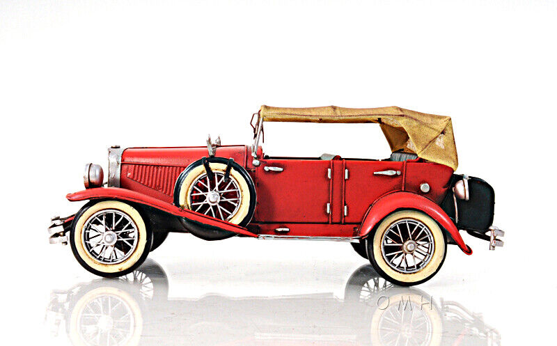 1933 Red Duesenberg J 1:12 iron Model Car