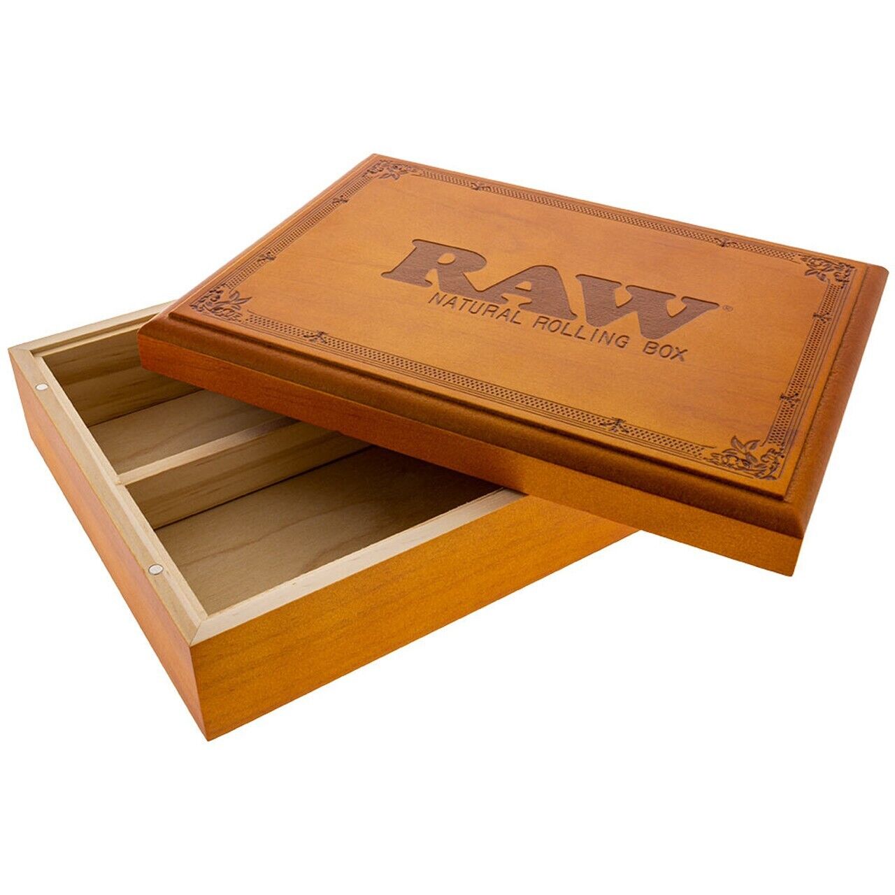 1x Box Raw Wood Box Wood Rolling Tray | Magnetic Lid NEW Discontinued Collectors