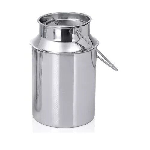 Stainless Steel Milk Storage Can with Lid 3 L