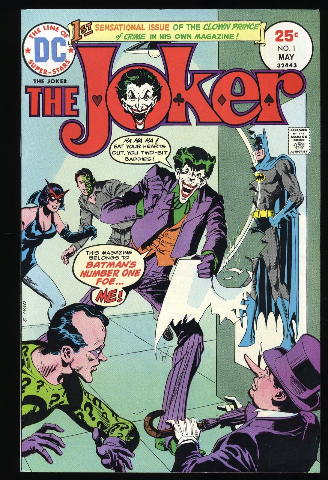 The Joker #1 VF 8.0 Two-Face Catwoman Riddler Penguin Giordano Cover Marvel
