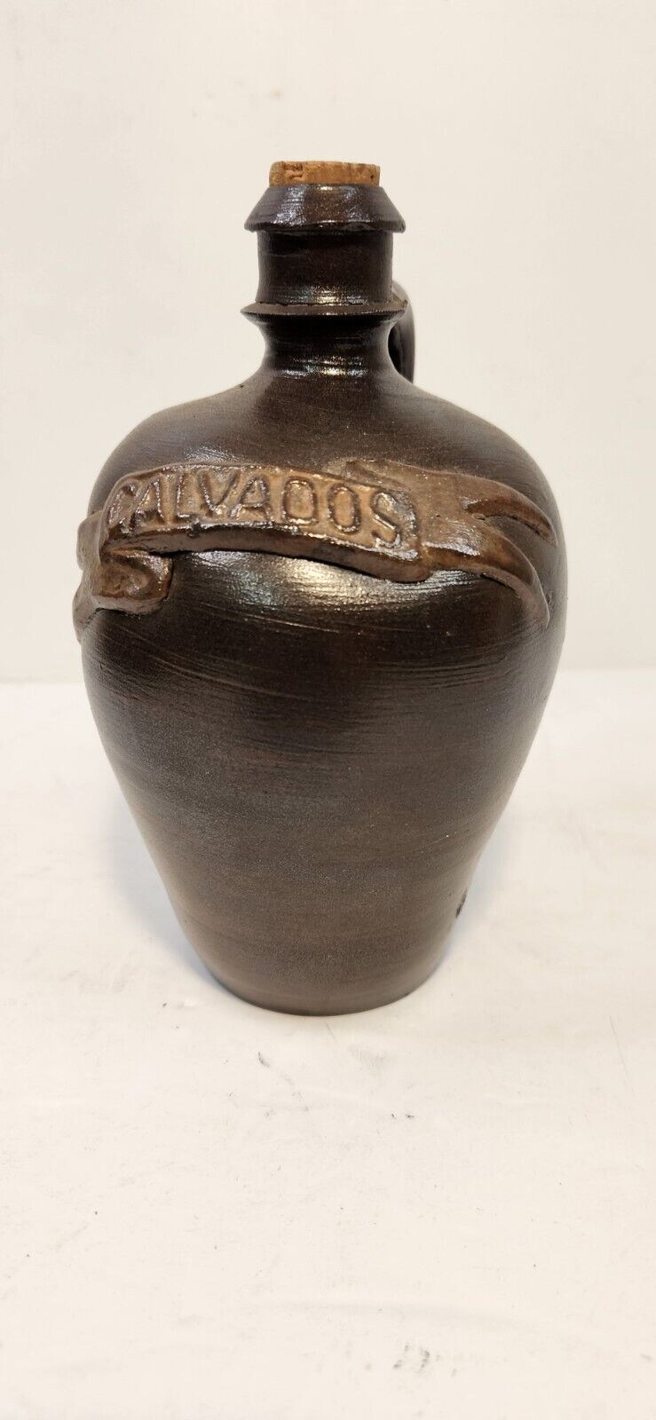 Antique Calvados French Stoneware Jug 7\