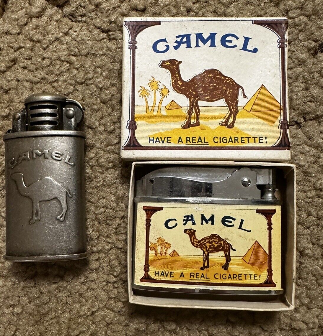 Vintage Camel Lighters