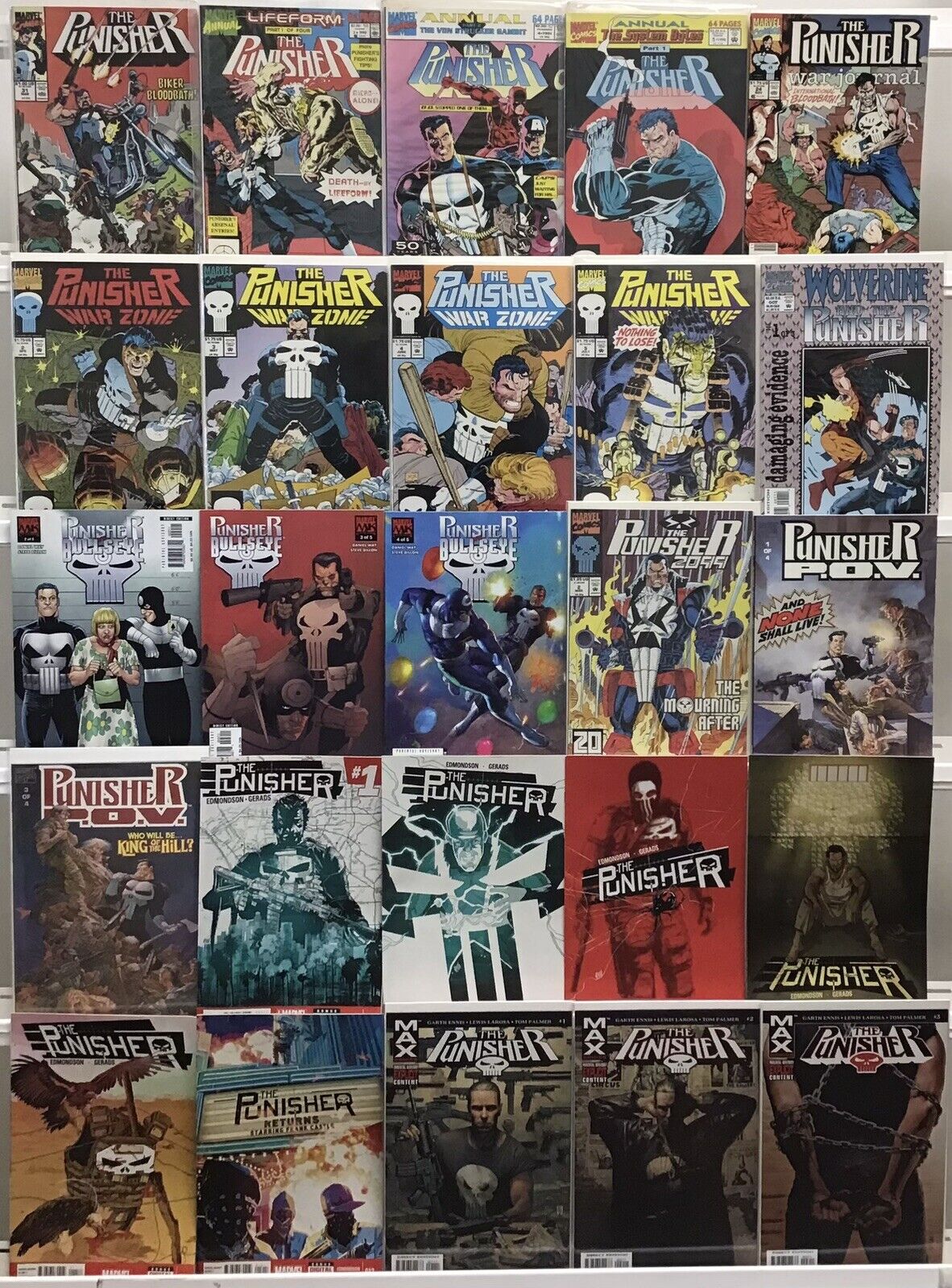 Marvel Comics - Punisher - Comic Book Lot Of 25