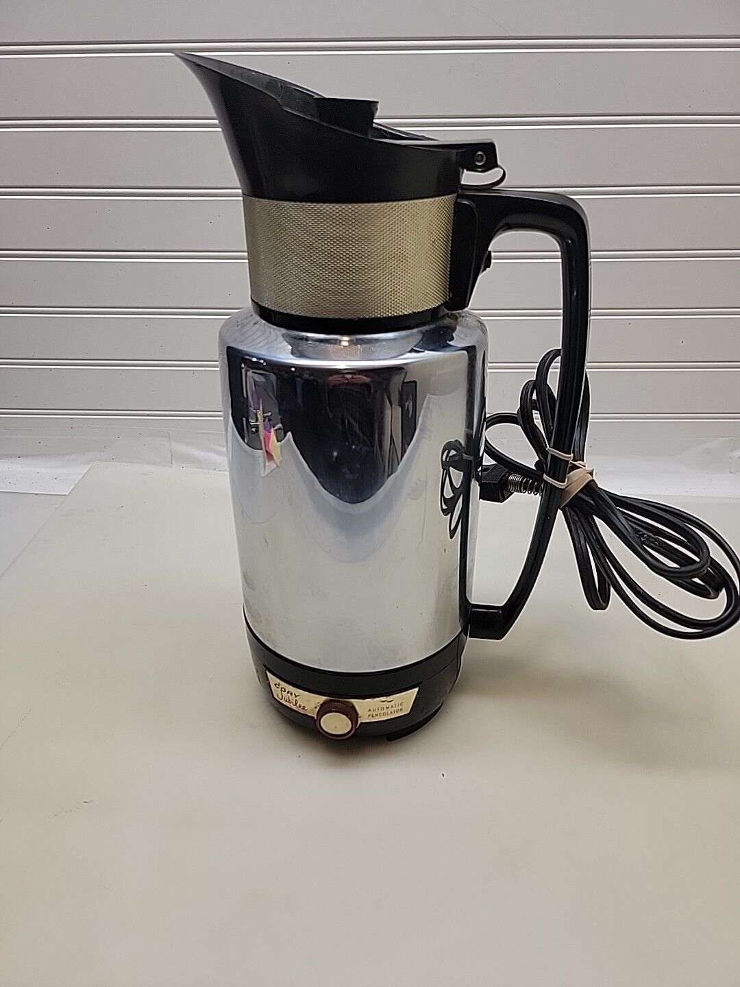 VTG Cory Jubilee Coffee Percolator 4-18 cup Electric Automatic Works