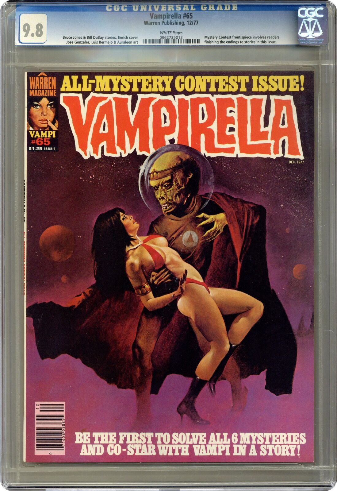 Vampirella #65 CGC 9.8 1977 0962735013