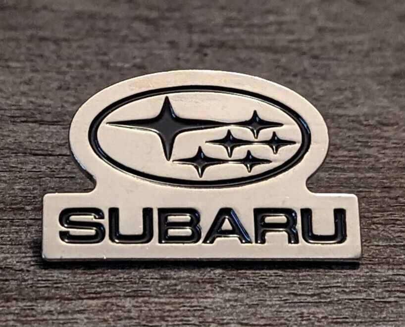Subaru Corporation Automobile Company - Stars Logo Silver Advertising Lapel Pin