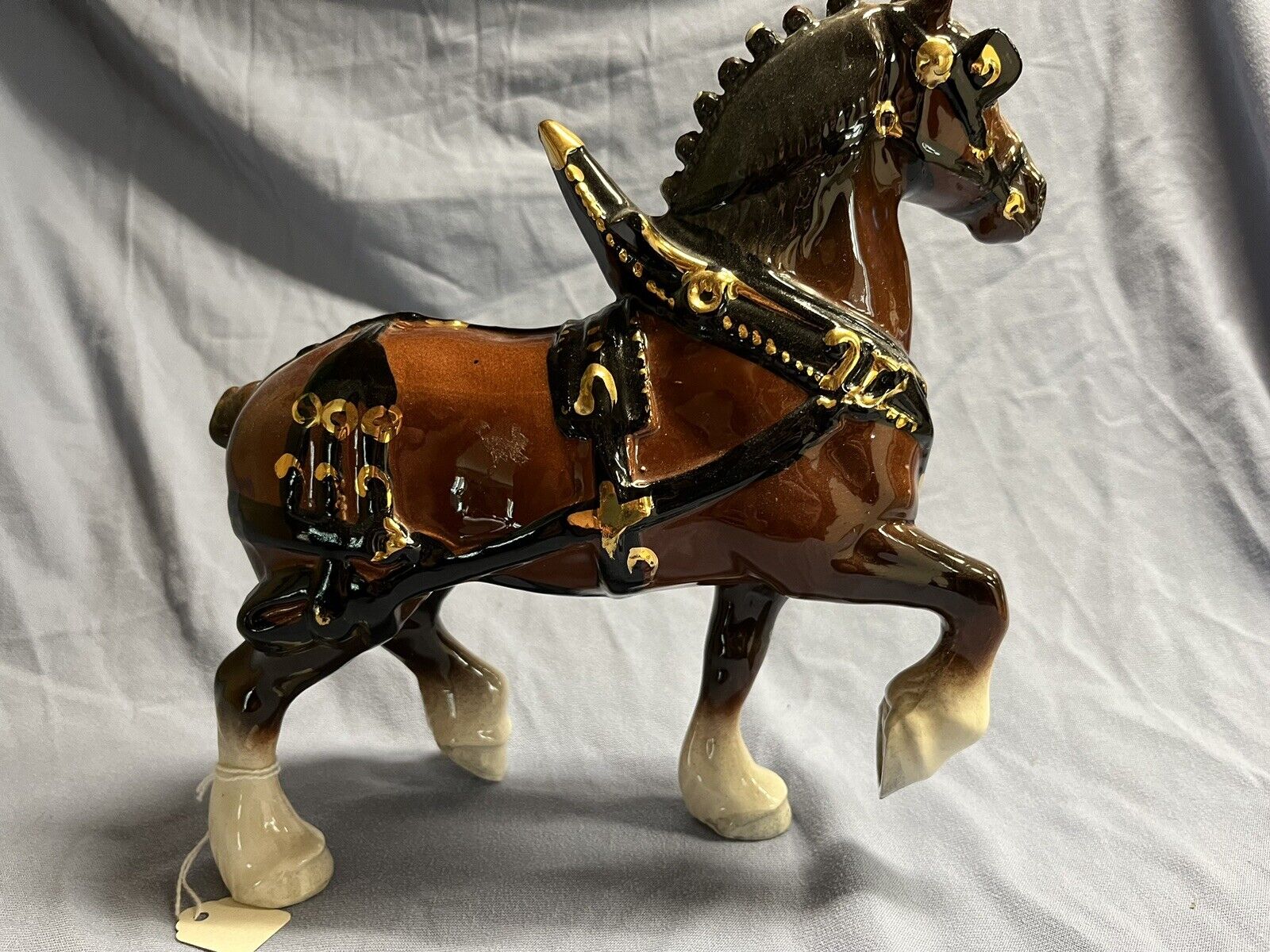 China Budweiser Horse Metlox Poppytrail Pottery Clydesdale