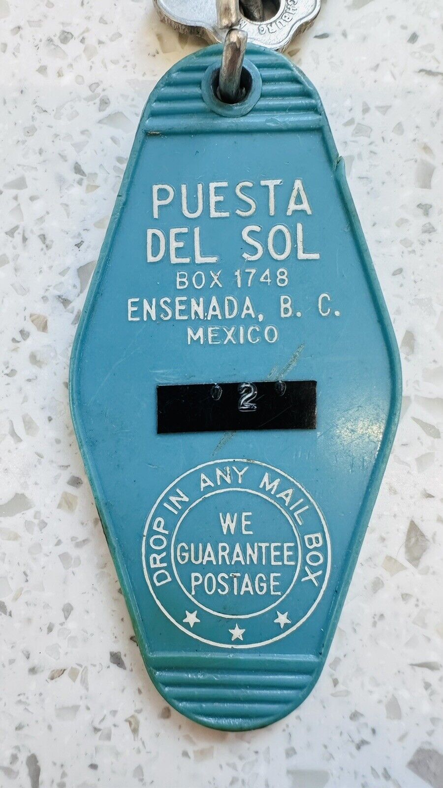 Puesta Del Sol Ensenada B.C. Mexico Motel Hotel Room Key #2