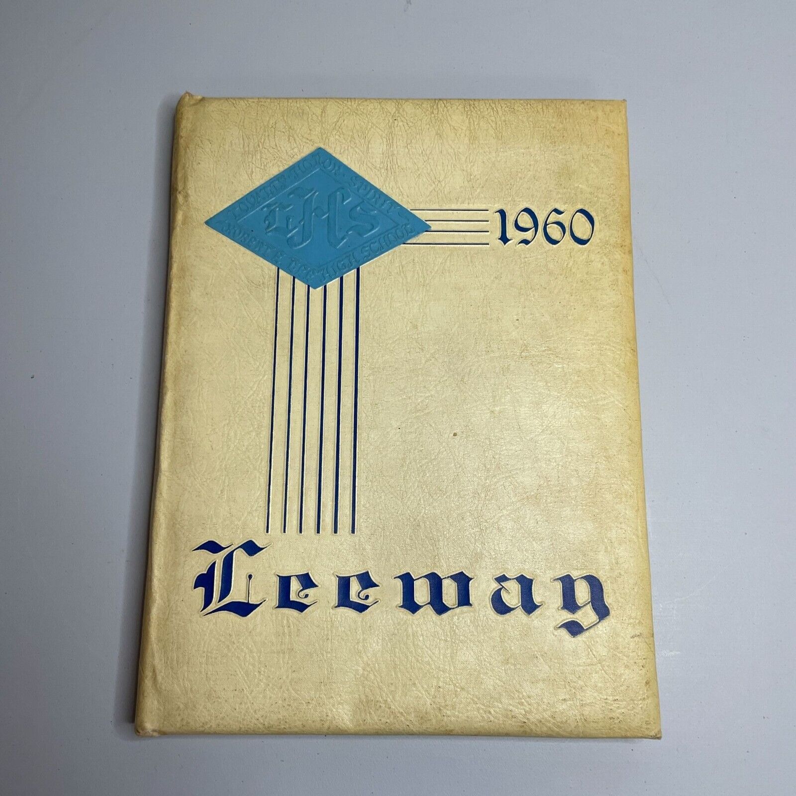 Vintage Yearbook 1960 Leeway Robert E. Lee High School Staunton Virginia