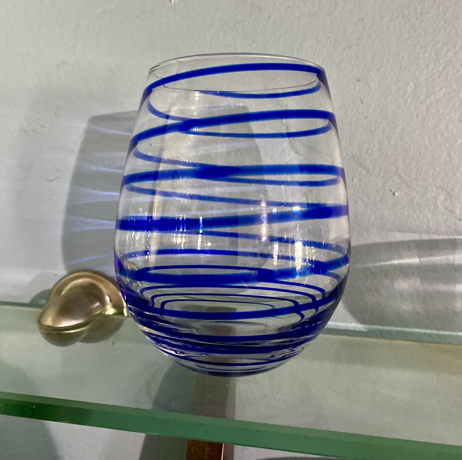 Kate Spade Lenox Blue Swirl Small 5” Vase :)