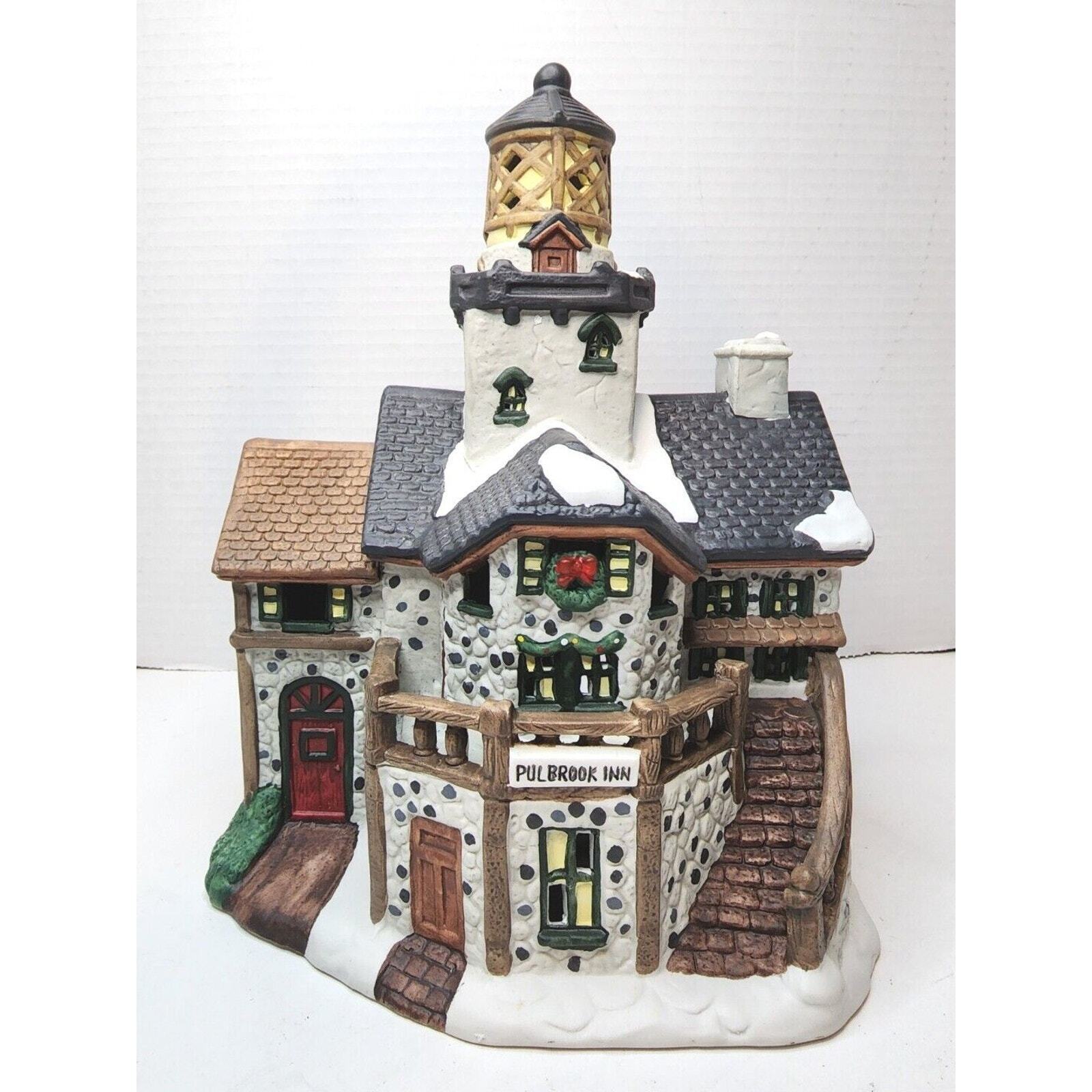 Dickens Collectables 1998 Victorian Series PULBROOK INN Lighted House 429-6406