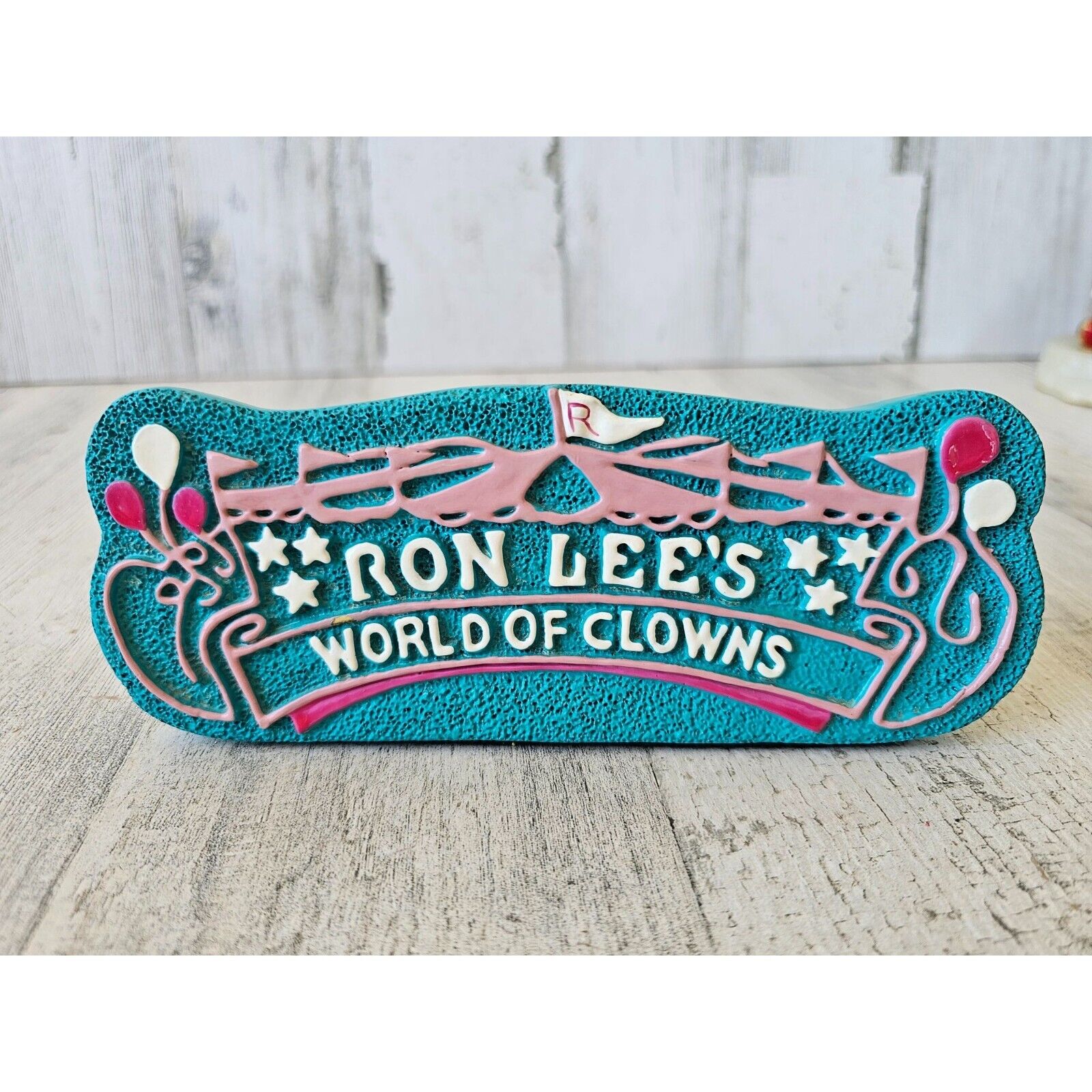 Ron Lee sign world clowns display statue vintage