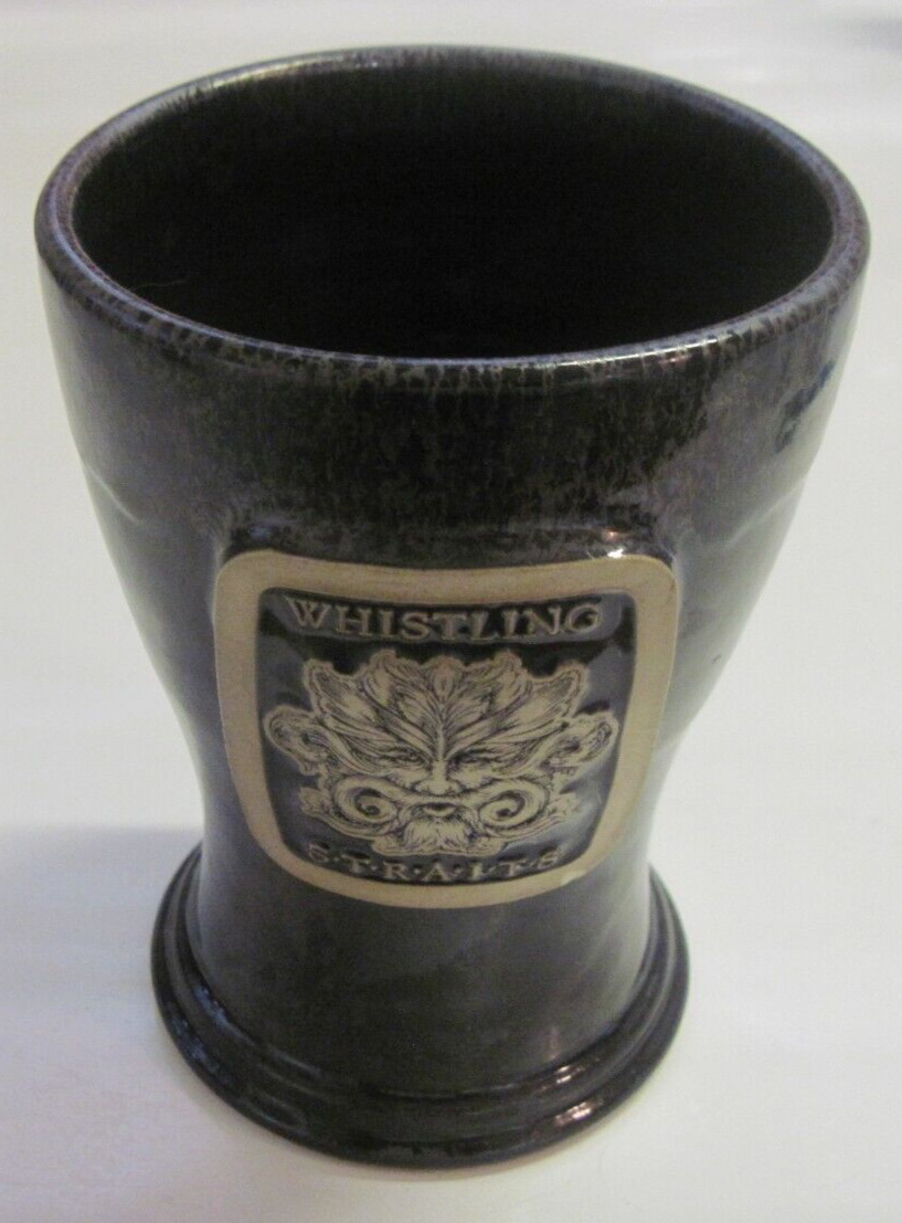 Whistling Straits Golf Course Sheboygan WI Hand Thrown Ceramic Goblet Mug RARE