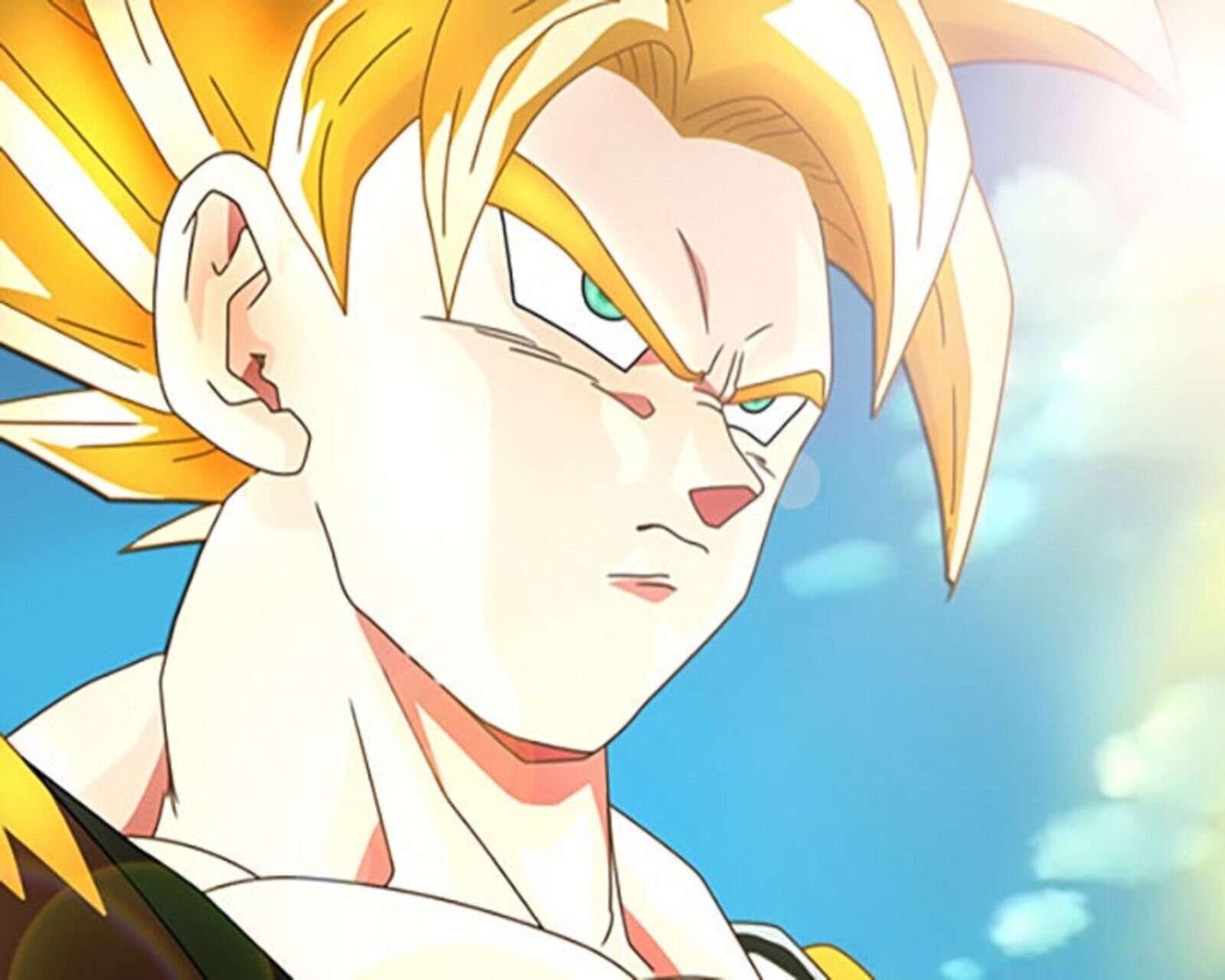 Goku Anime Holographic11x14 Matted Frame