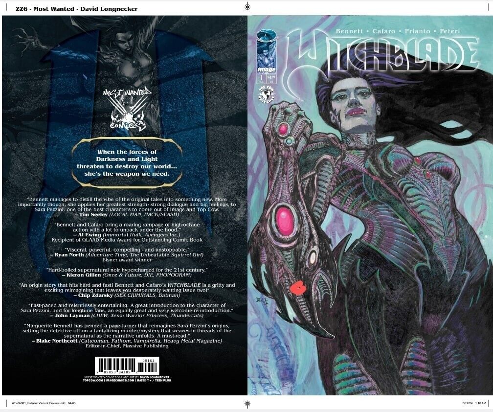 Witchblade #1 Exclusive (PRE-ORDER) ONLY 500 Print Run. July 17th Release 