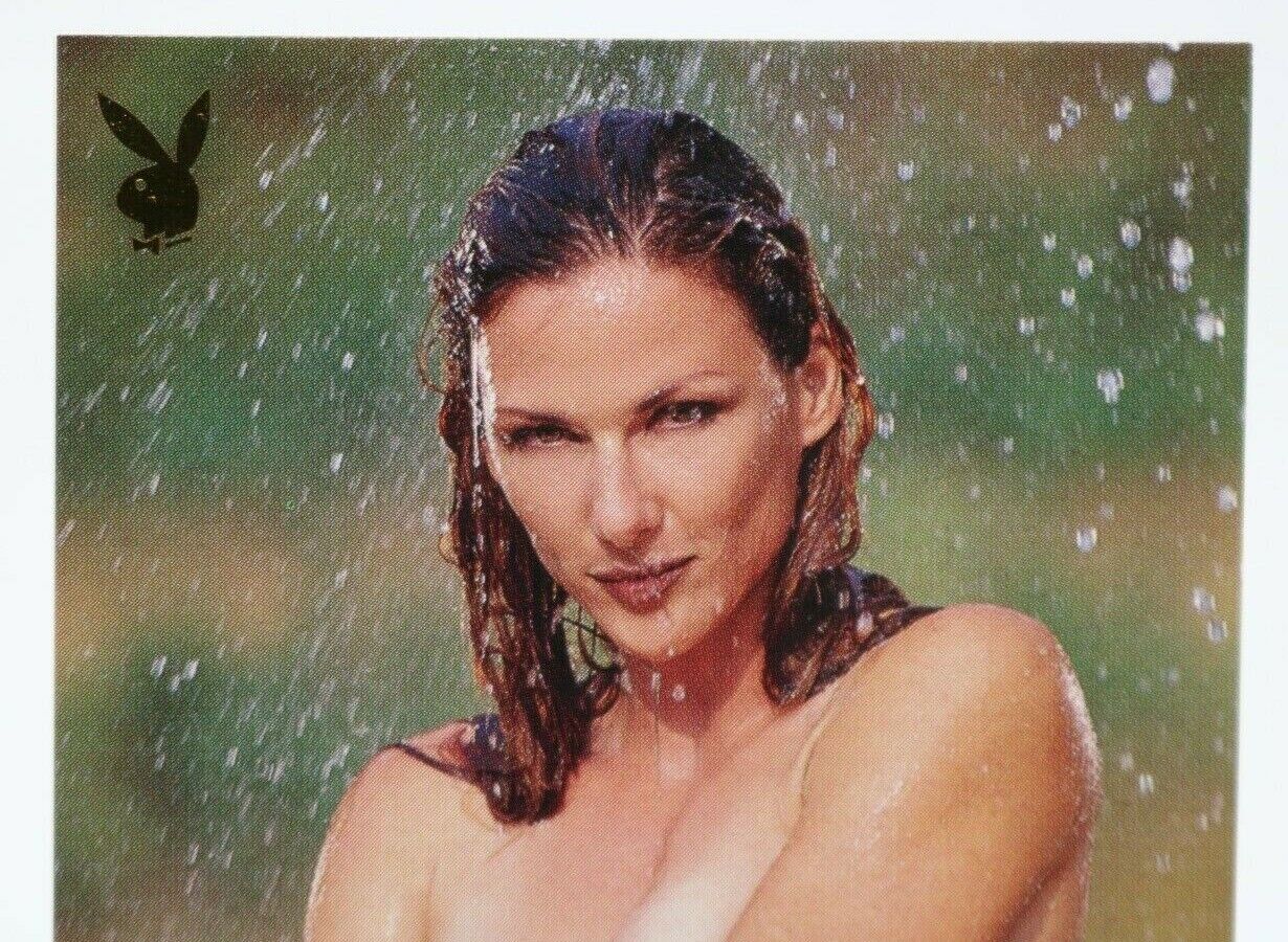 2001 Playboy Wet & Wild Trading Card Danelle Folta Autograph HTF
