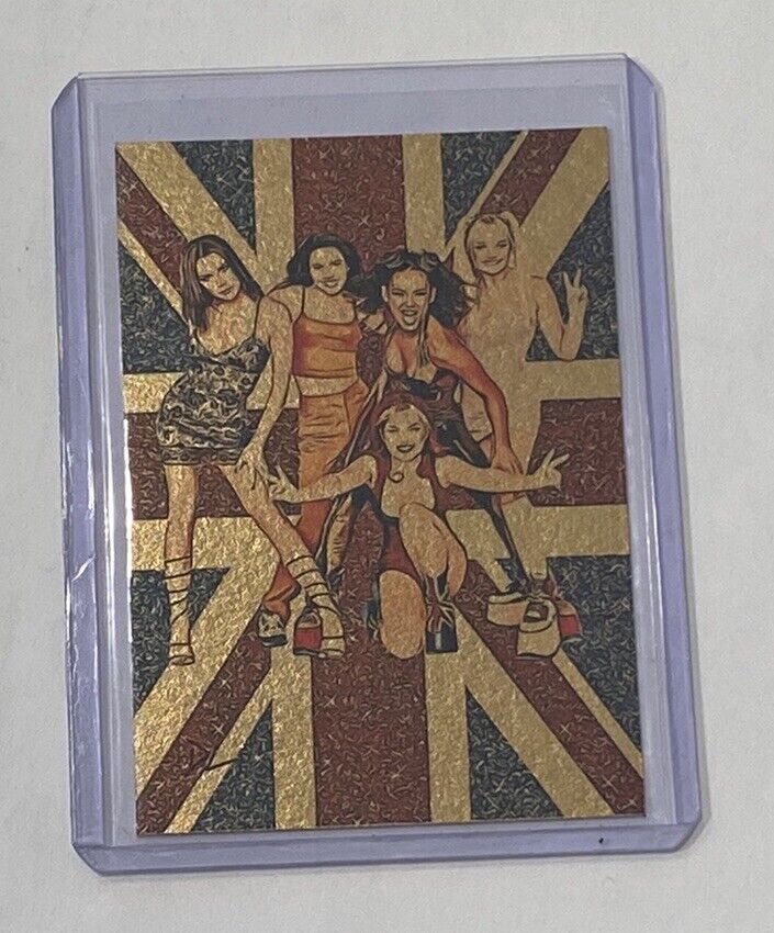 Spice Girls Gold Plated Limited Artist Signed “Pop Icons” Trading Card 1/1