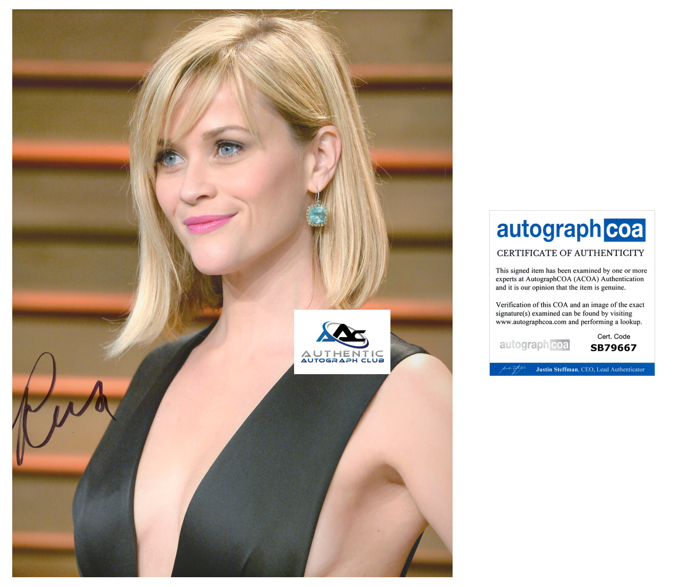 REESE WITHERSPOON AUTOGRAPH SIGNED 8X10 PHOTO ACOA