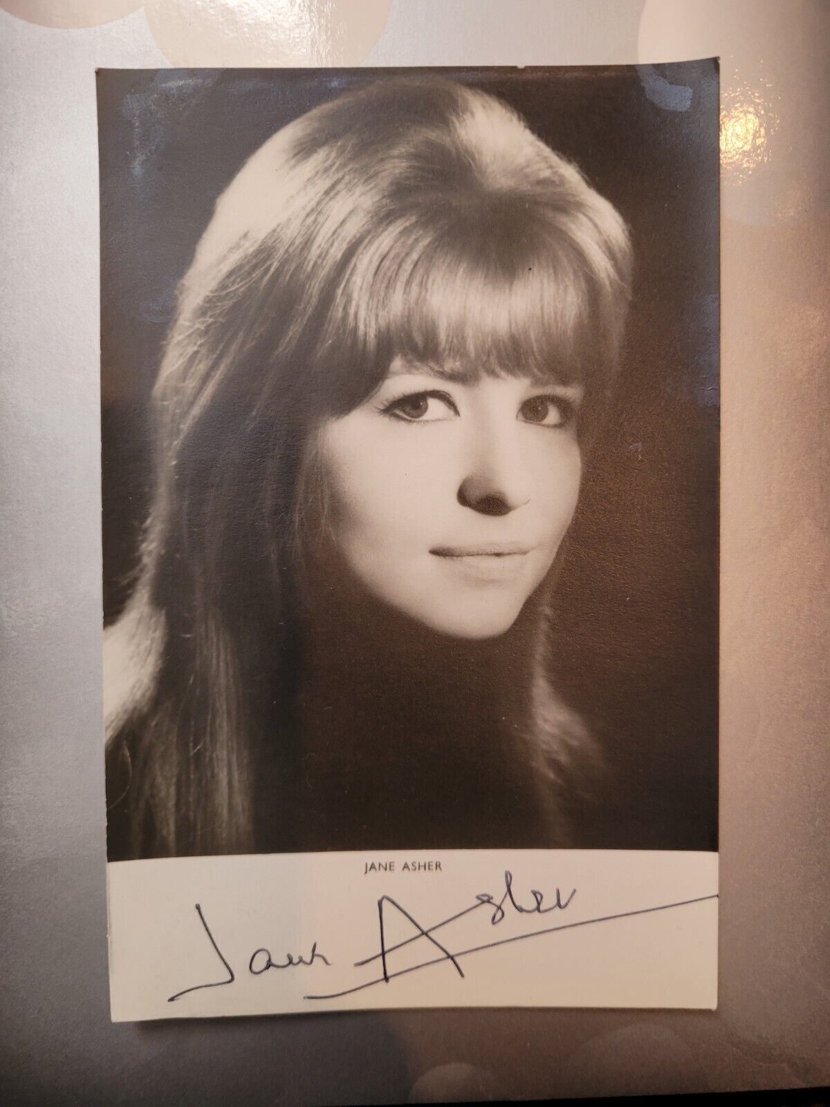 JANE ASHER Hand Signed Autograph On Real Photograph