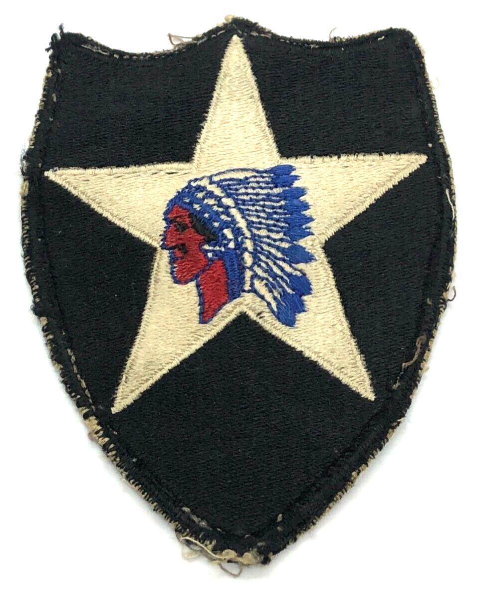 Original WWII US Army 2ND Infantry Division Sleeve Insignia Patch