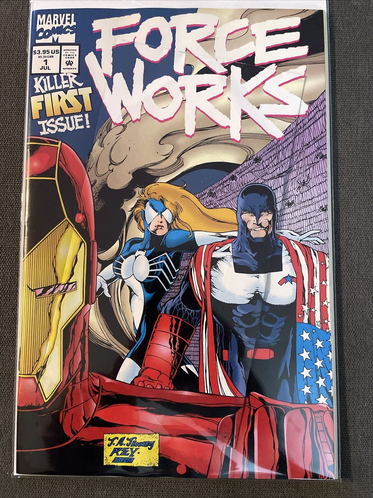 Marvel - FORCE WORKS #1 (Great Condition) bagged and boarded