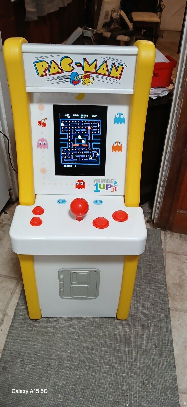 Arcade1Up Jr. Pac-Man Arcade with Stool