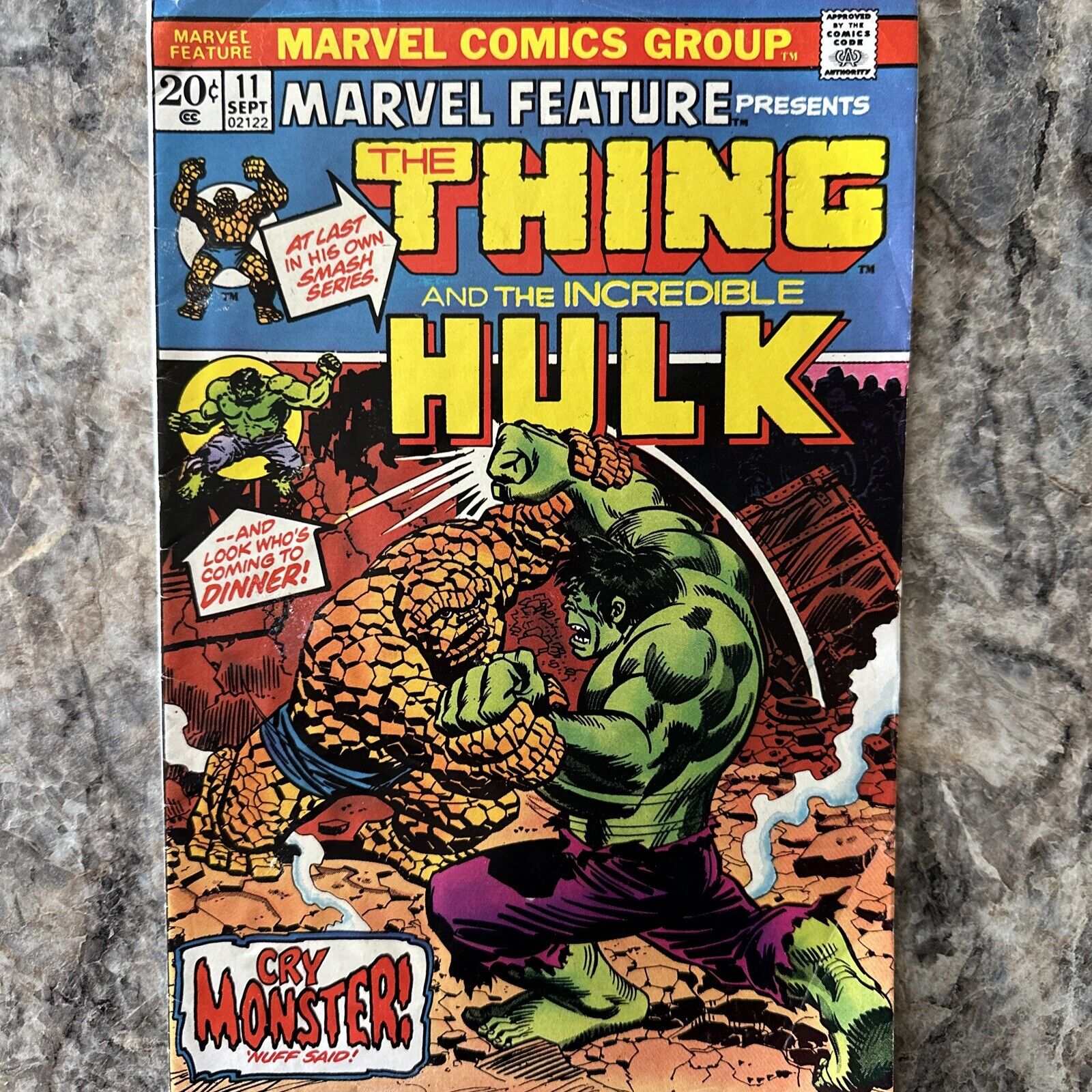 Marvel Feature Presents The Thing and The Incredible Hulk #11 (Sept 1973, Marvel