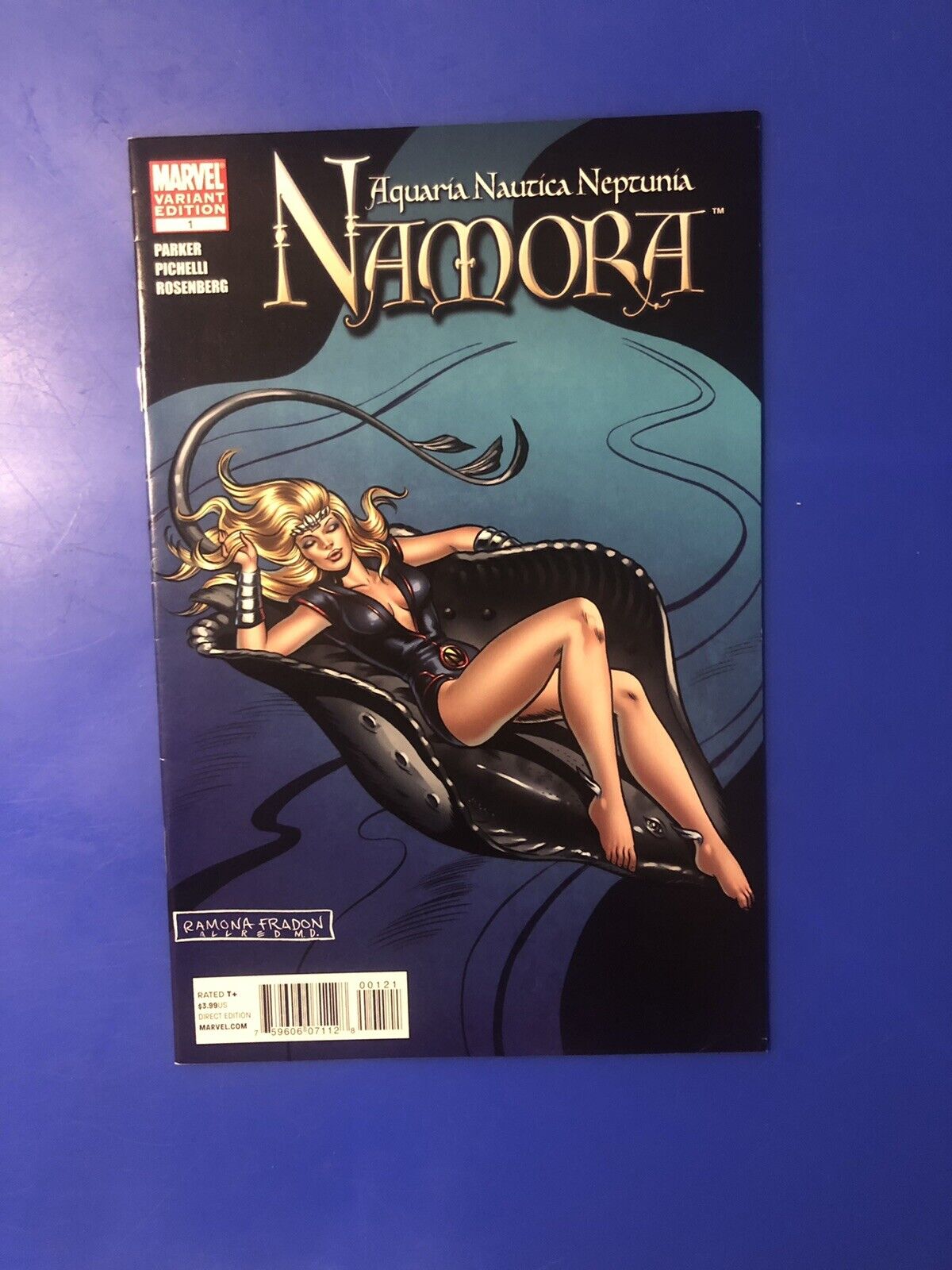 Namora 1 1st Print SOLO Appearance Ramona Fradon Variant Cover Marvel Comic 2010