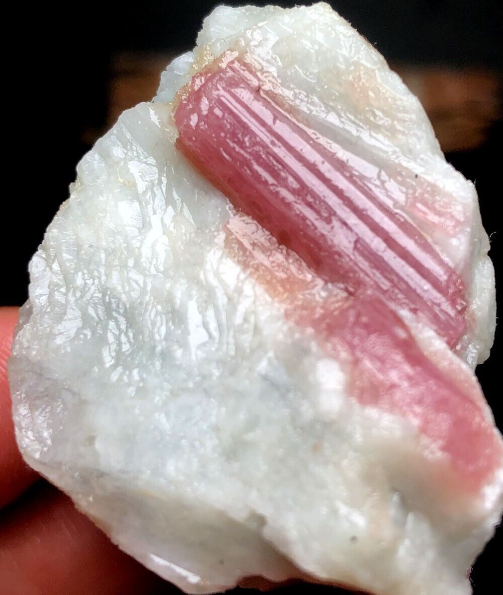 62g 1PCS Natural Red tourmaline Quartz Crystal cluster mineral specimen  q770