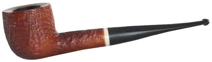 Carey Magic Inch Smoking Pipe - Pisa Straight Pot Sandblast - 6139K