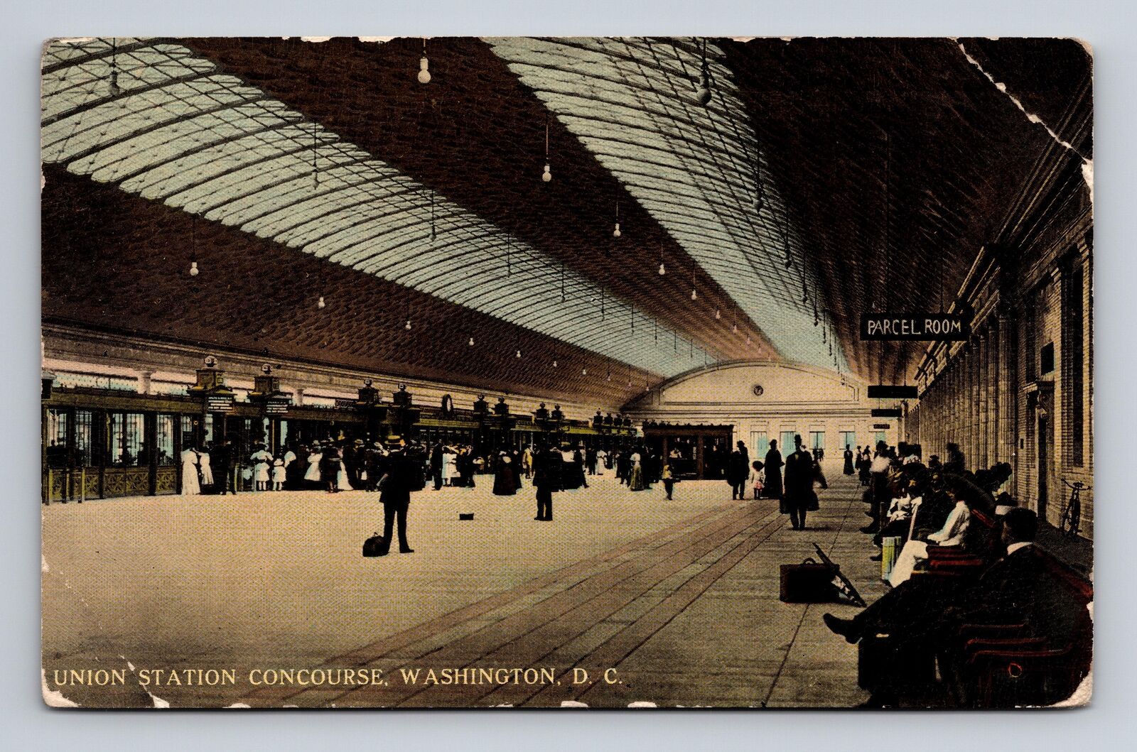 DB Postcard Washington DC District of Columbia Union Station Concourse