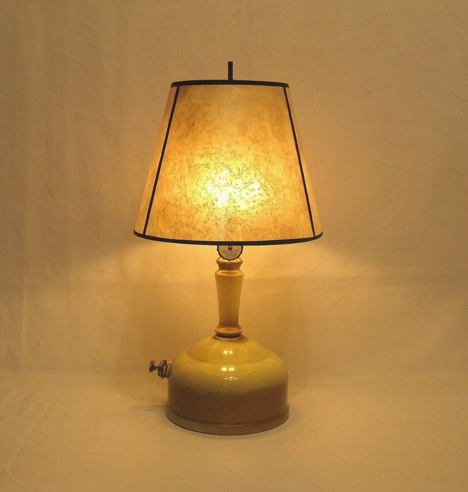 Vintage Coleman U.S. Model 152A Table Lamp Dated A-1948 Works Perfect EXC COND