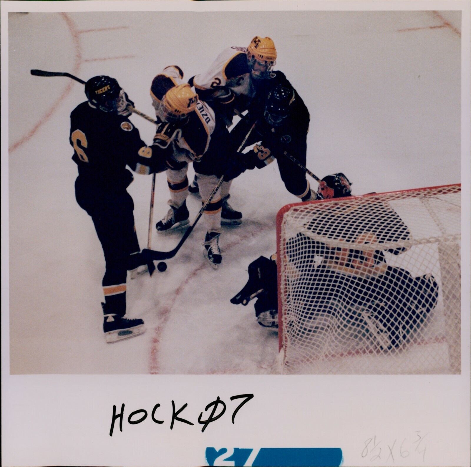 LG772 1993 Orig Joey McLeister Color Photo MINN GOPHERS COLORADO TIGERS Hockey