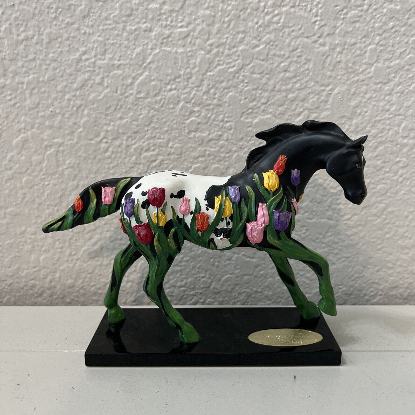 Trail of Painted Ponies Tip Toe Through The Tulips Figurine #01141 Collectible