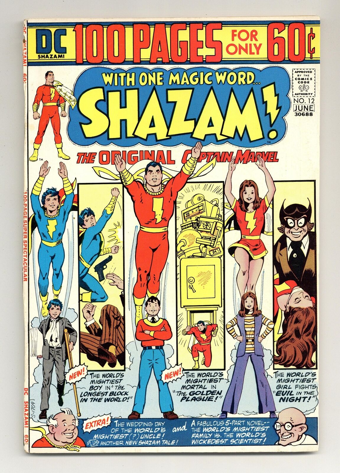 Shazam #12 VG/FN 5.0 1974