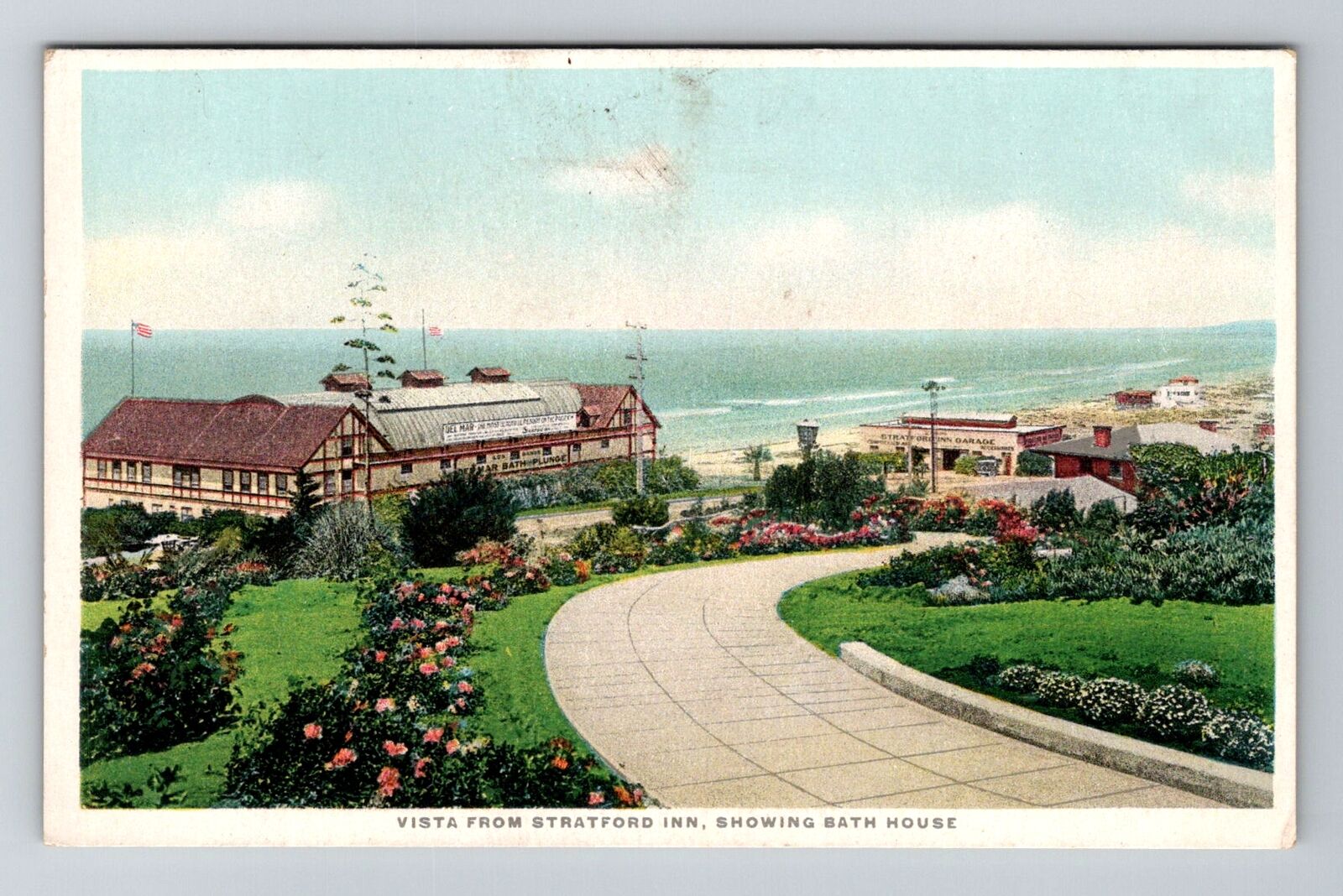 Fenton MO-Missouri, Vista From Stratford Inn, Aerial Vintage Souvenir Postcard