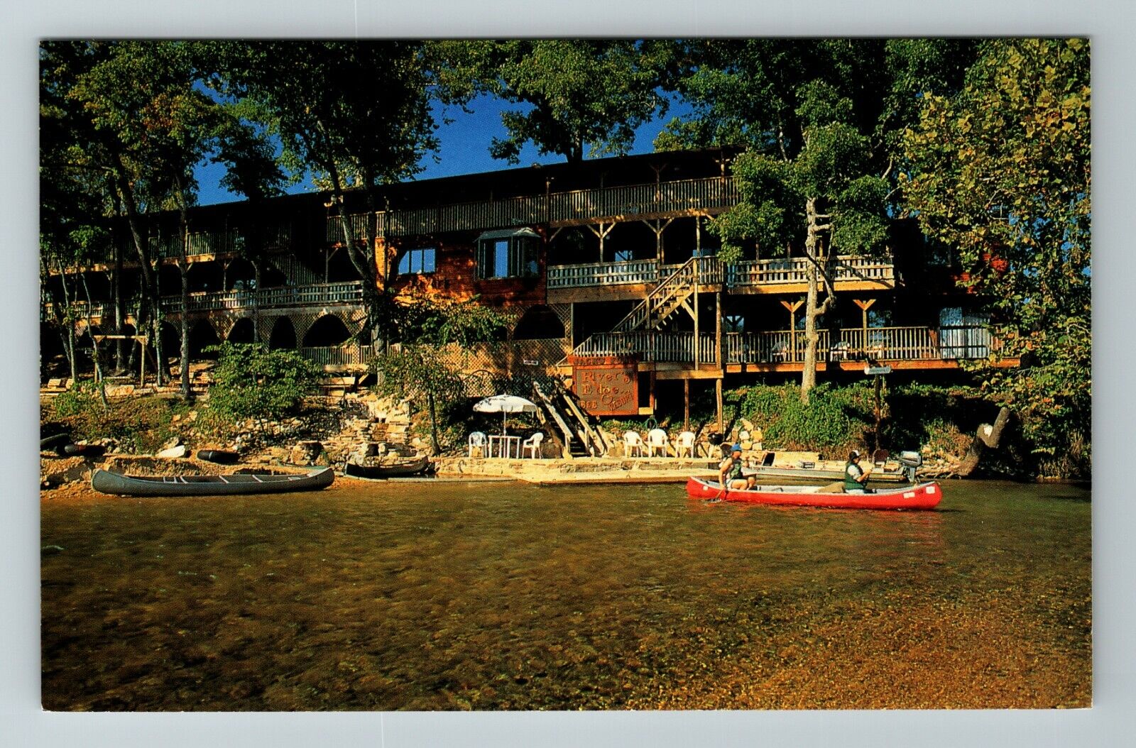 Eminence MO-Missouri, River Edge, The Inn Resort, Vintage Postcard