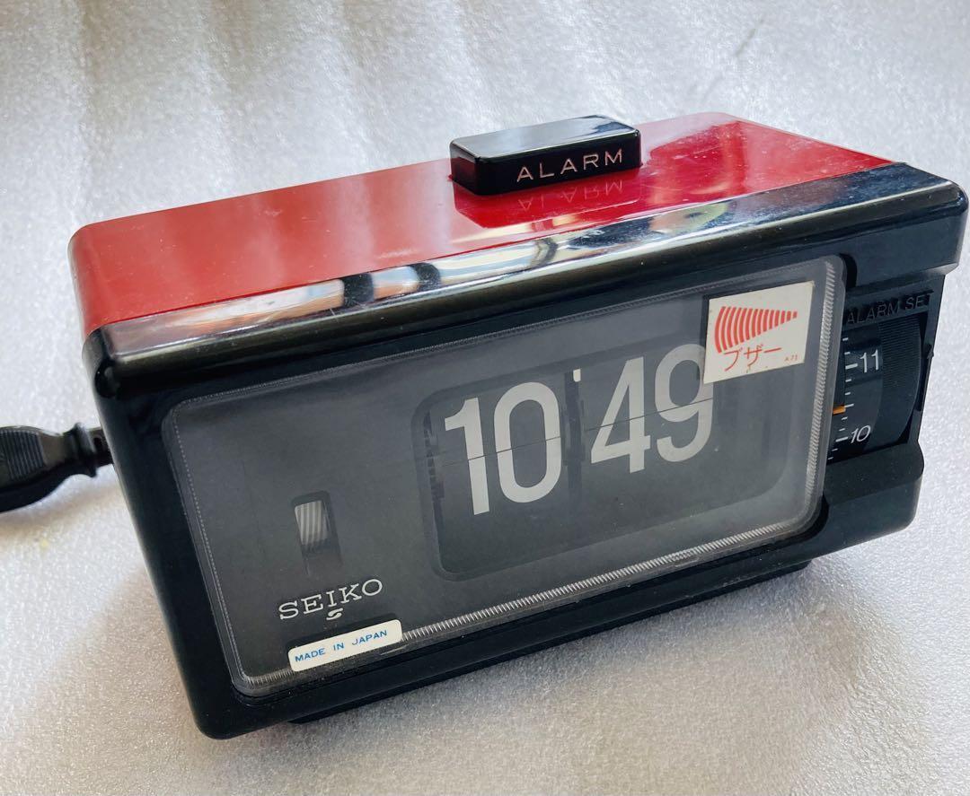 Rare Seiko Digital Flip Clock DP690T Showa Retro Vintage Alarm 100V Used Japan