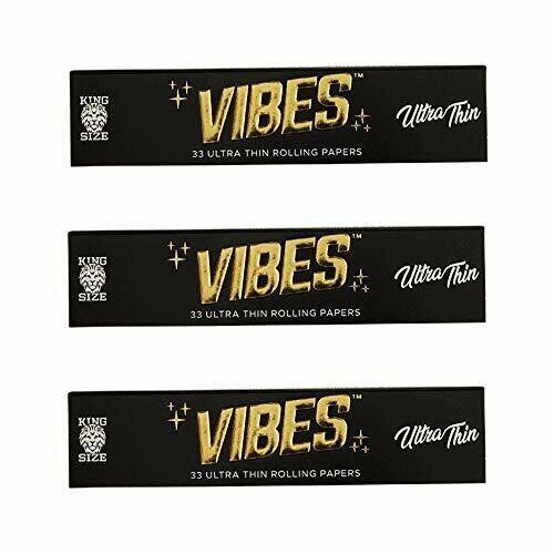 Vibes Ultra thin Rolling Paper King Size- 110mm (3 Pack)