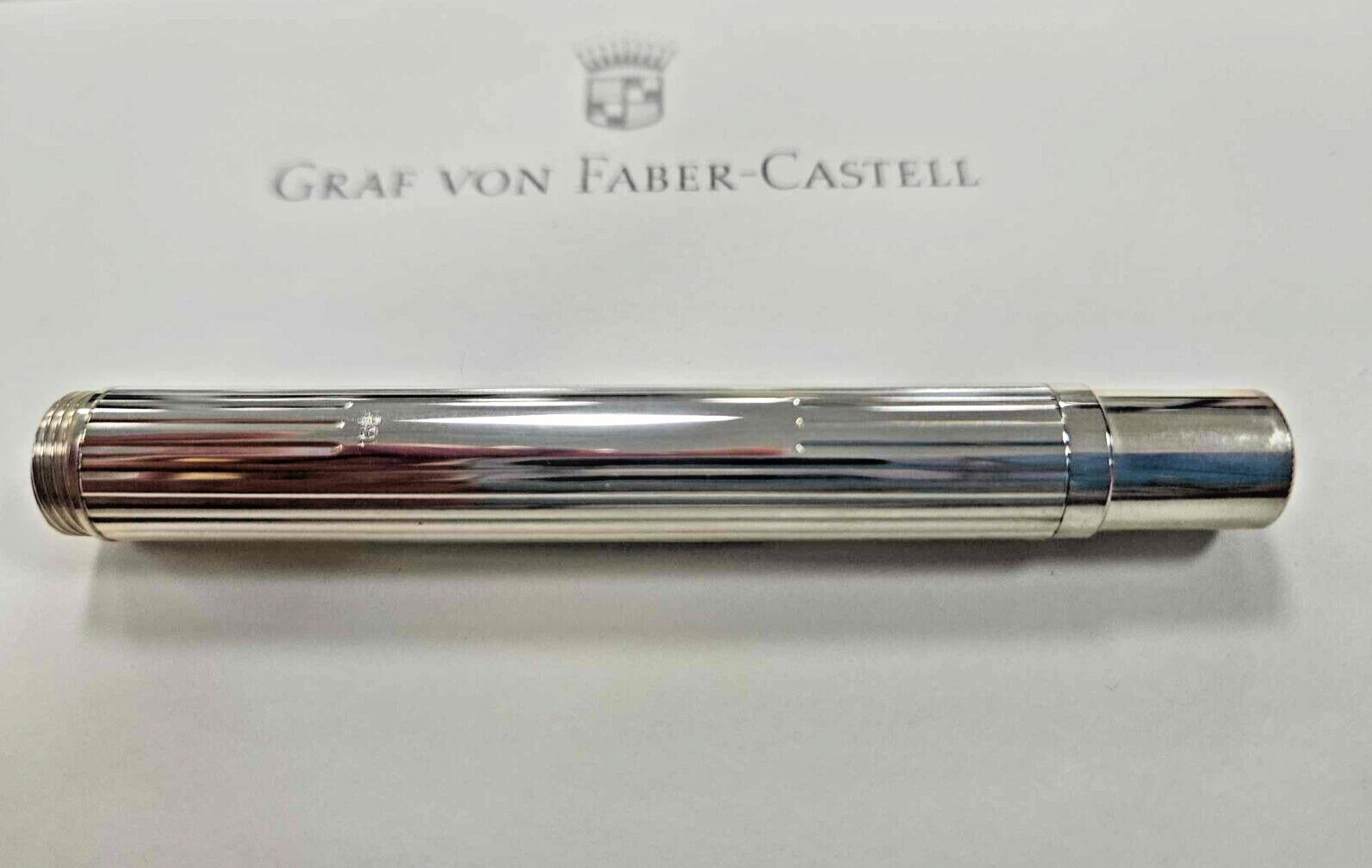 New Vintage Graf von Faber-Castell Classic Sterling Silver Fountain Pen Barrel