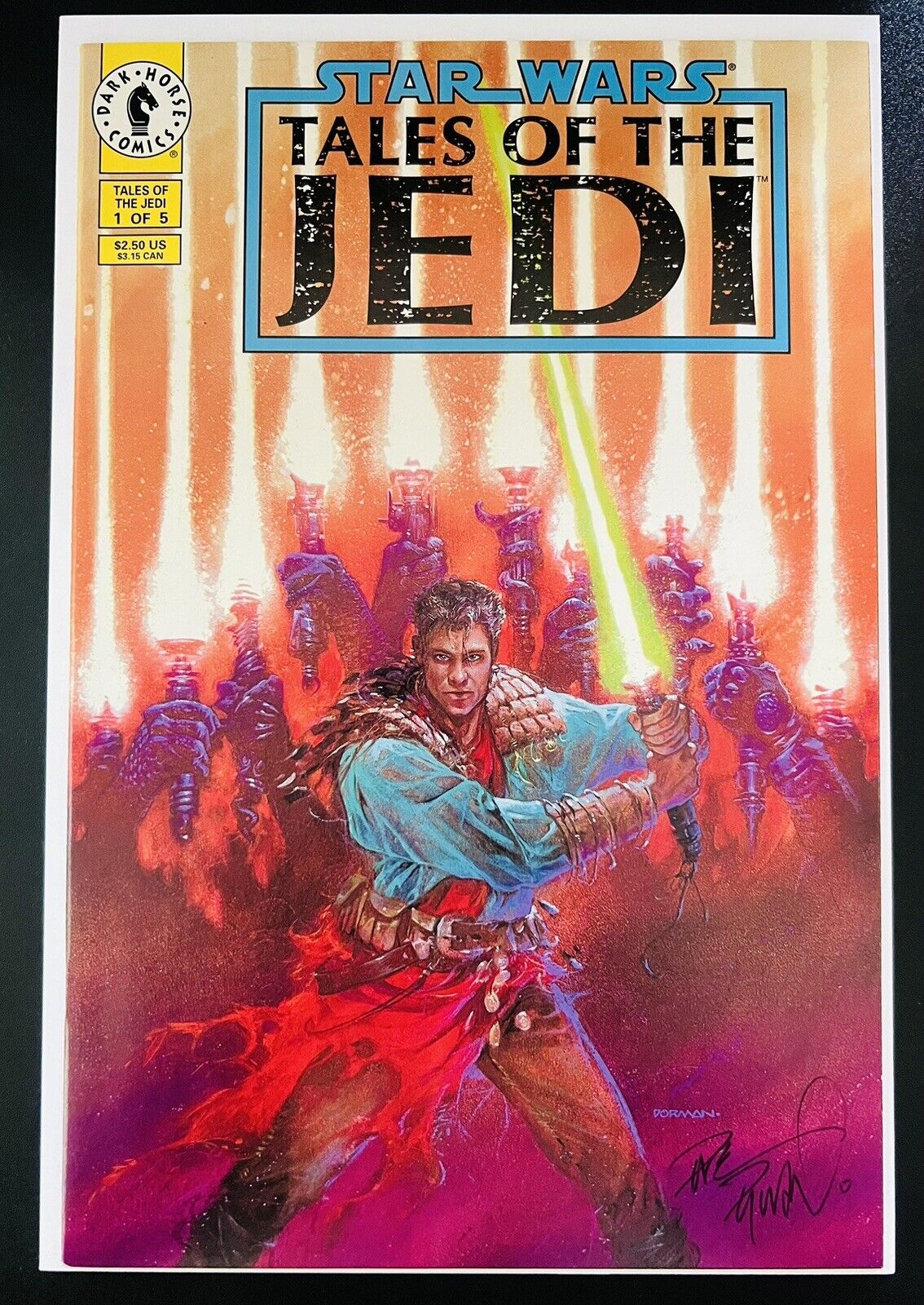Star Wars Tales Of The Jedi Dark Horse 1-5 # 1 Autographed ￼