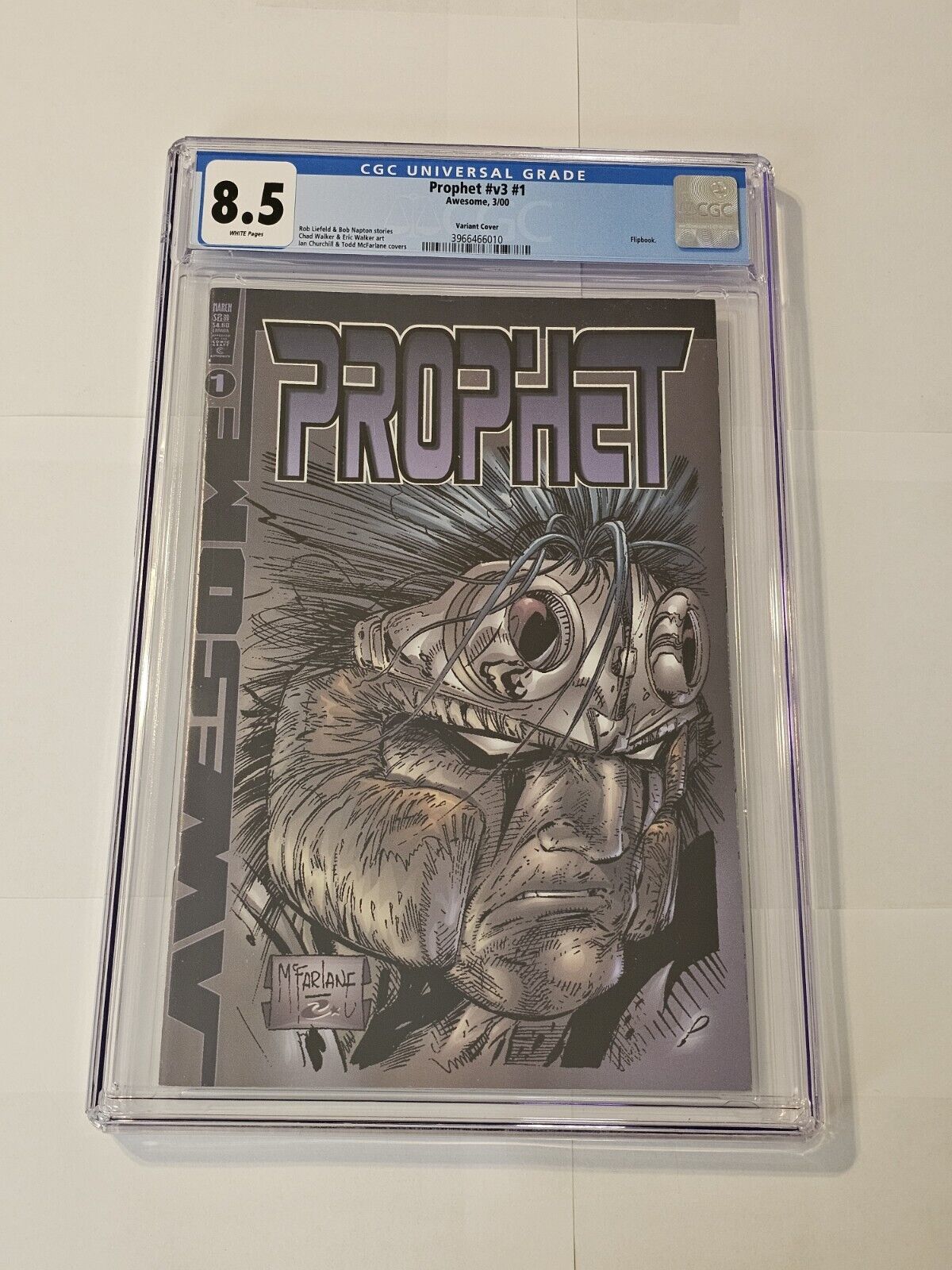 Prophet #v3 #1 Todd McFarlane Variant Cover Awesome Comics CGC 8.5 GRADED